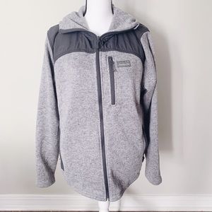 Avalanche Gray Zip-Up Hoodie